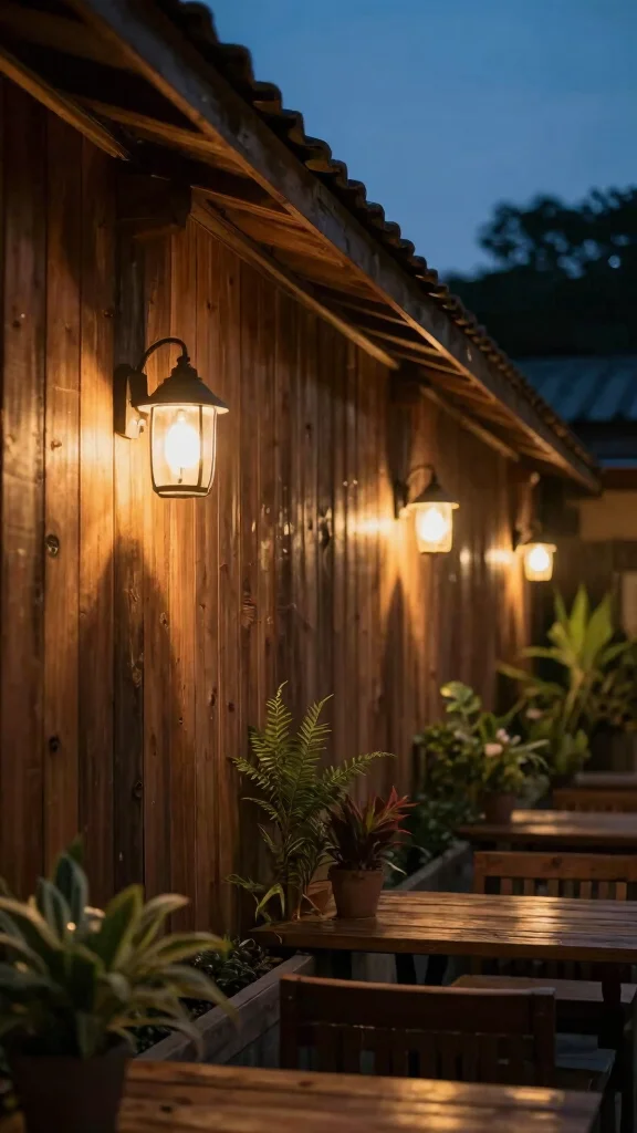 18 Brilliant Outdoor Garden Lighting Ideas You Never Knew You Needed! - 6. Charming Wall Sconces 1