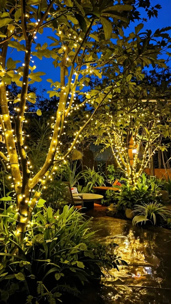 18 Brilliant Outdoor Garden Lighting Ideas You Never Knew You Needed! - 7. Whimsical Fairy Lights 1