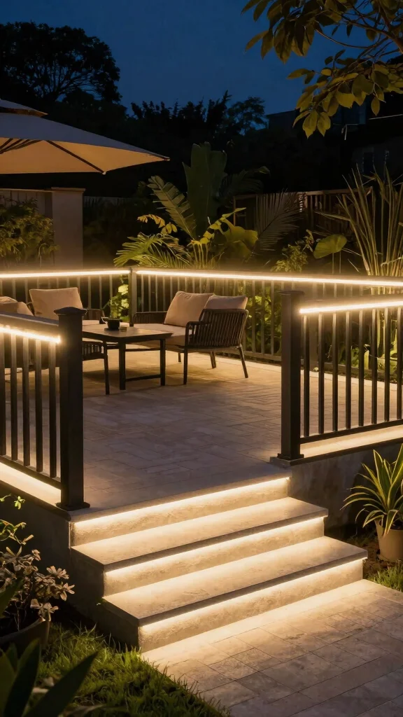 18 Brilliant Outdoor Garden Lighting Ideas You Never Knew You Needed! - 8. Stylish Deck Lighting 1