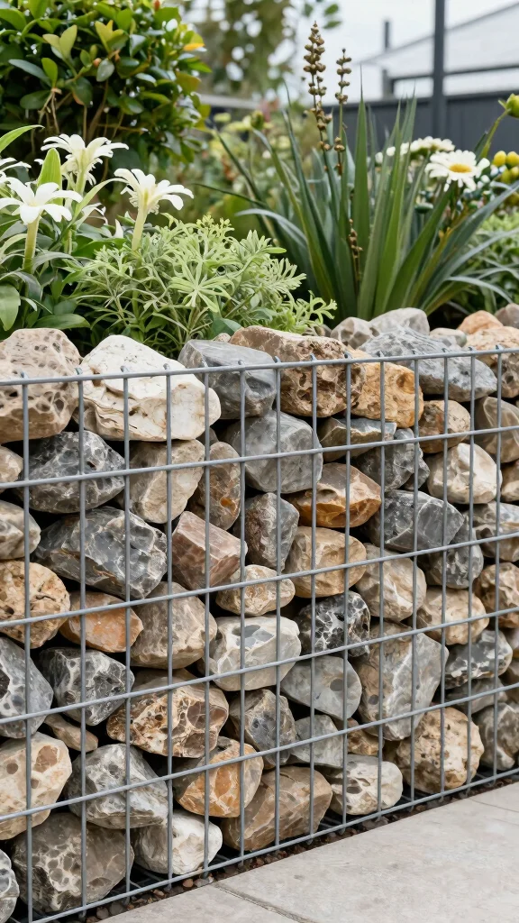 18 DIY Natural Fencing Projects That Add Rustic Charm to Your Home (You Can Do #7!) - 13. Gabion Fencing 1
