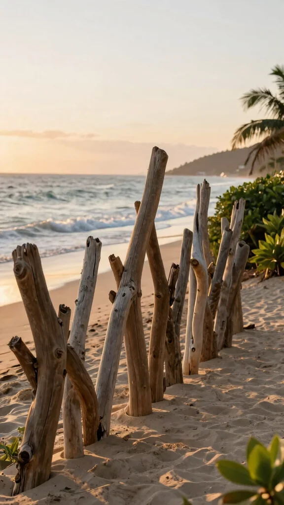 18 DIY Natural Fencing Projects That Add Rustic Charm to Your Home (You Can Do #7!) - 5. Driftwood Fence 1