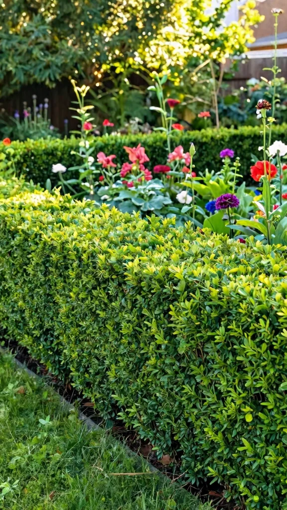 18 DIY Natural Fencing Projects That Add Rustic Charm to Your Home (You Can Do #7!) - 6. Living Hedge Fence 1