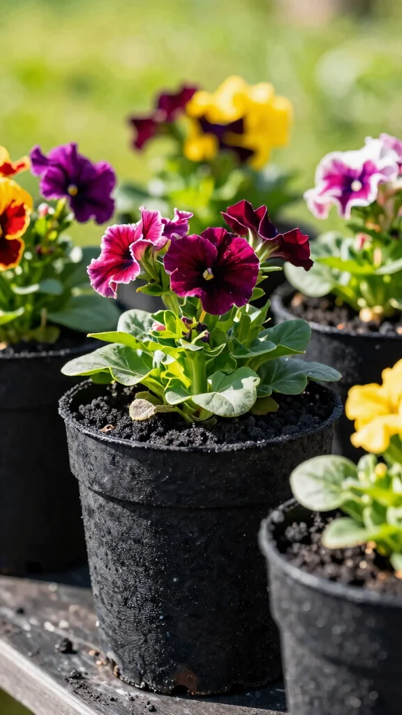 18 Eco-Friendly Colorful Flowering Pots That Are Good for the Earth (And Your Garden!) - 12. Biochar Pots 1