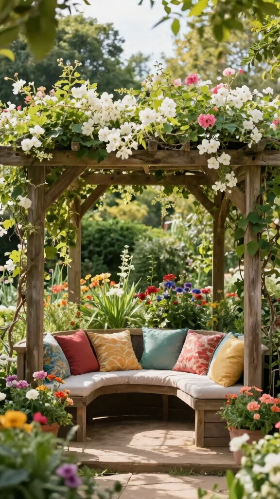 18 Eco-Friendly Ways to Blend Hardscapes and Plants for a Sustainable Home! - 16. Shade Structures 1