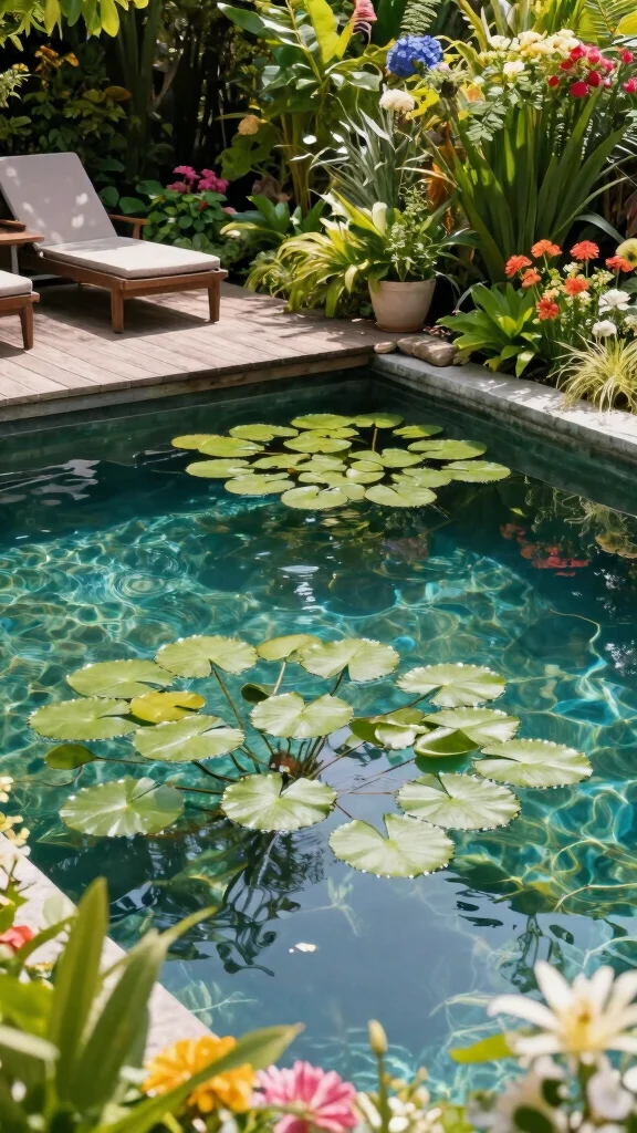 18 Eco-Friendly Ways to Blend Hardscapes and Plants for a Sustainable Home! - 6. Natural Swimming Ponds 1