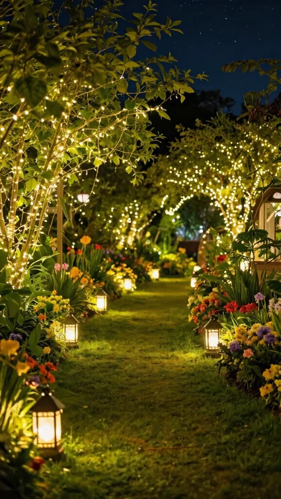 18 Magical Backyard Oasis Ideas with Lighting That Will Transform Your Nights! - 1. Enchanted Garden Path 1