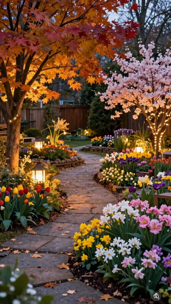 18 Magical Backyard Oasis Ideas with Lighting That Will Transform Your Nights! - 18. Seasonal Lighting Decor 1