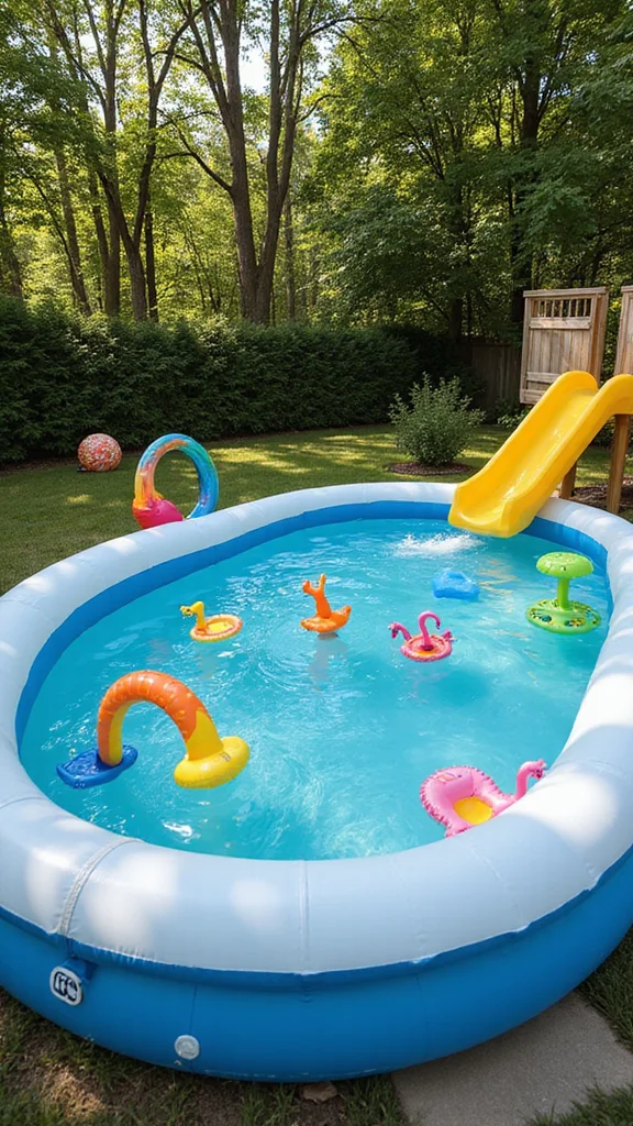 19 Budget-Friendly DIY Garden Pool Ideas to Beat the Heat This Summer! - 4. Small Kiddie Pool Fun 1