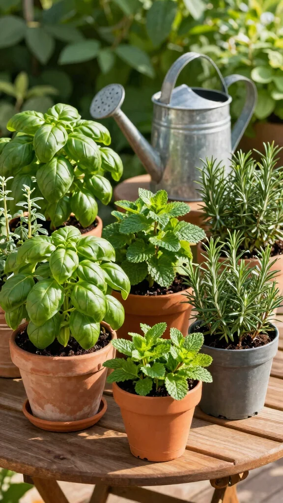 19 Cozy Patio Garden Ideas to Create Your Urban Oasis - 4. Potted Herb Gardens 1