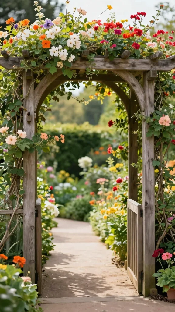 19 DIY Garden Features That Will Make Your Neighbors Envious! - 11. Garden Arbors and Trellises 1