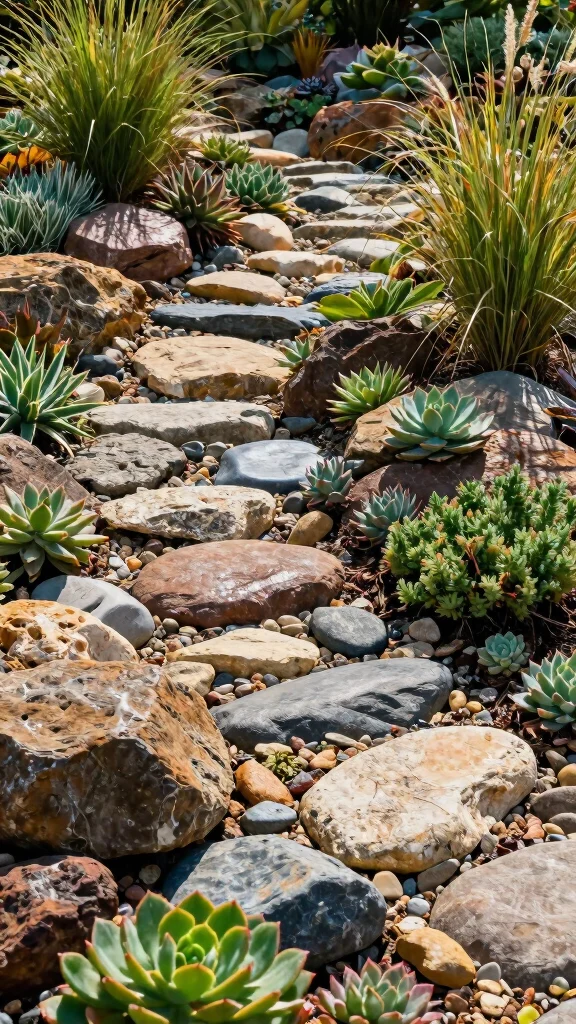 19 DIY Garden Features That Will Make Your Neighbors Envious! - 15. Rock Gardens 1