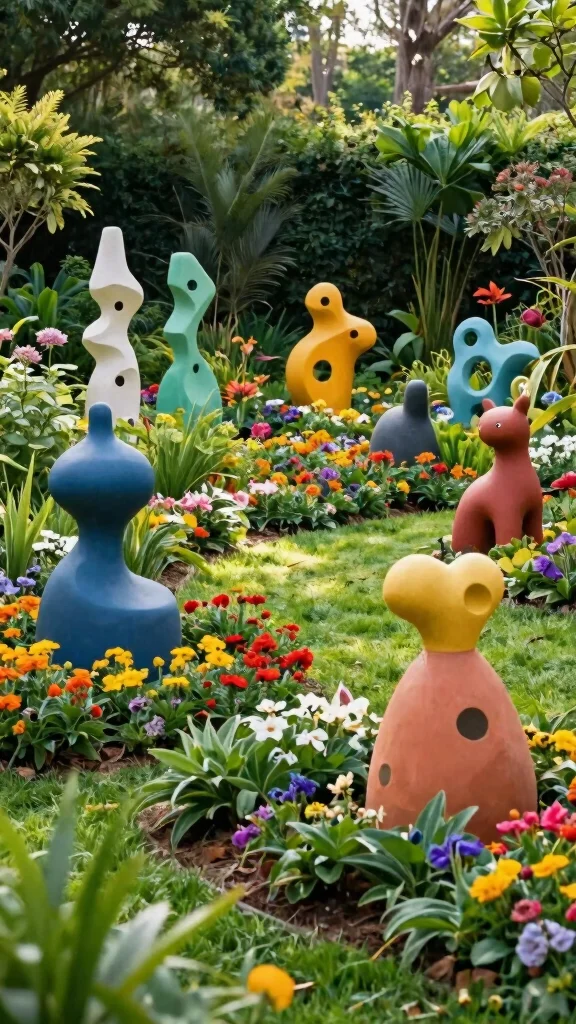 19 DIY Garden Features That Will Make Your Neighbors Envious! - 3. Artistic Garden Sculptures 1