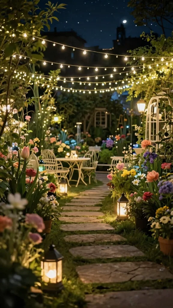 19 DIY Garden Features That Will Make Your Neighbors Envious! - 8. Garden Lighting Inspiration 1