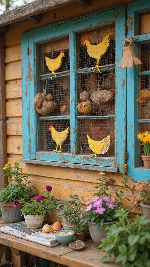 19 DIY Sustainable Coop Aesthetics That Will Transform Your Homestead! - 10. Decorative Chicken Signs 1