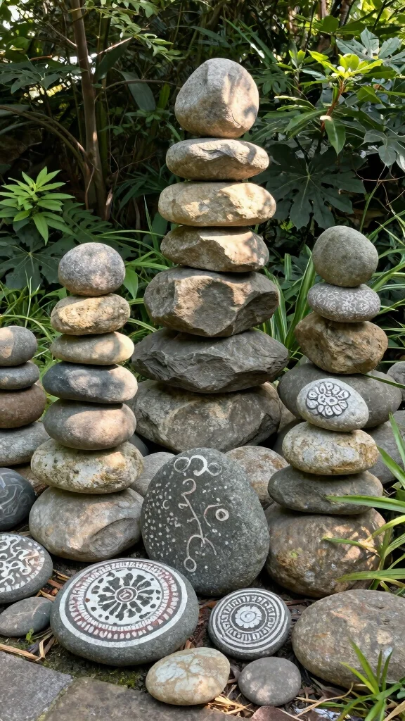 20 Decorative DIY Garden Sculptures That Will Wow Your Neighbors! - 3. Stone Sculptures 1