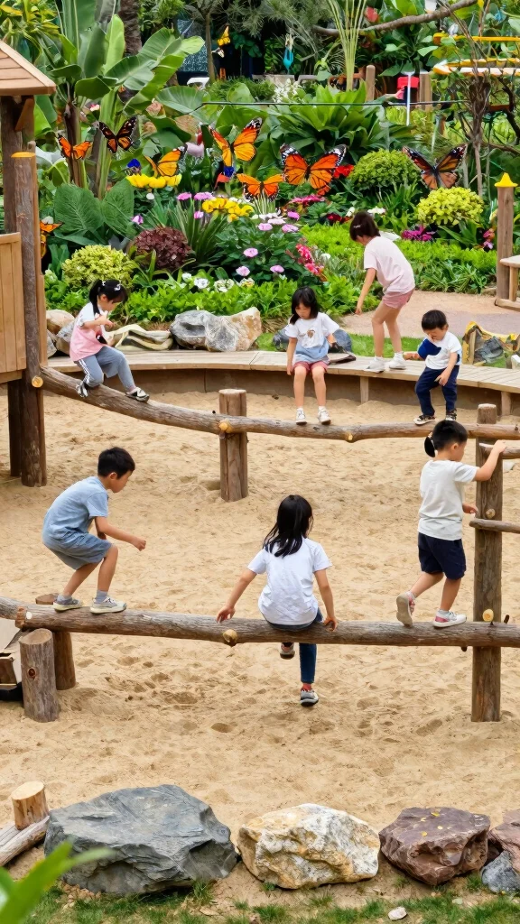 20 Family-Friendly Seasonal Garden Styling Ideas That Everyone Will Love! - 10. Nature Play Areas 1