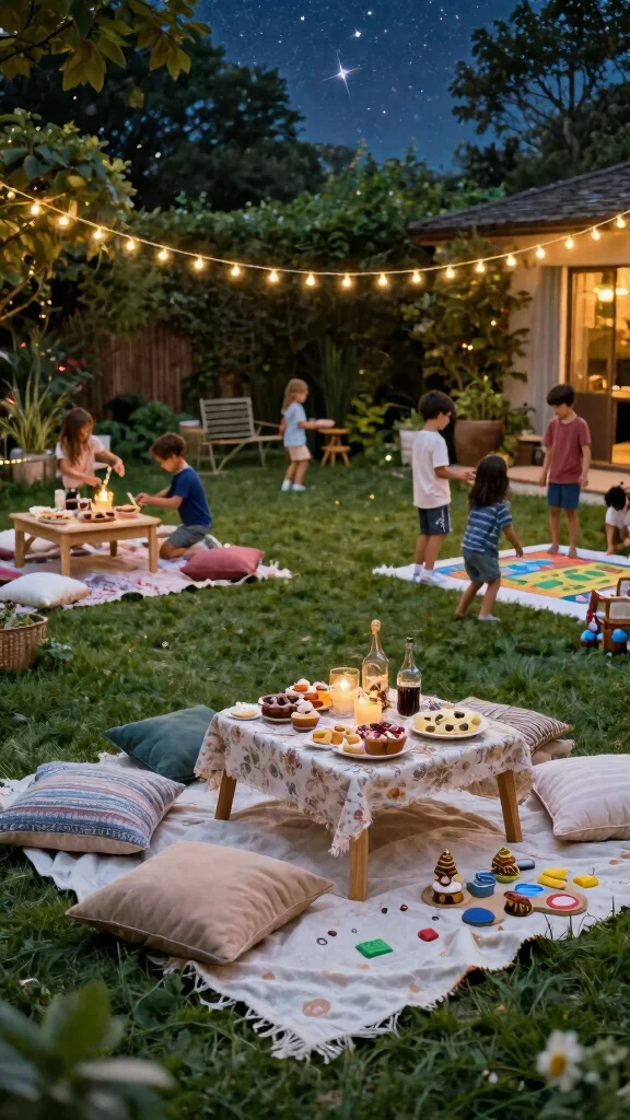 20 Family-Friendly Seasonal Garden Styling Ideas That Everyone Will Love! - 11. Garden Themed Family Nights 1