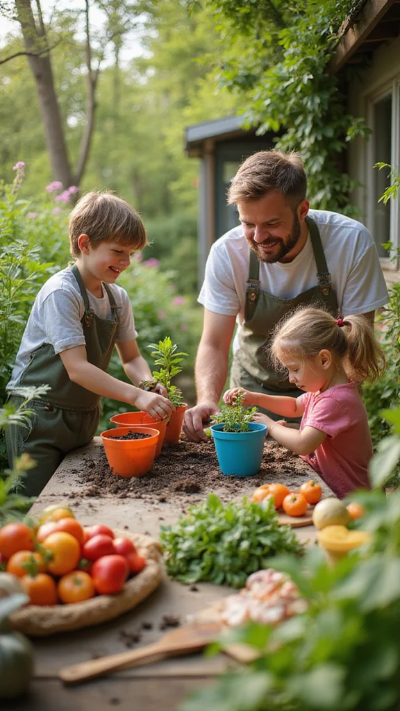 20 Family-Friendly Seasonal Garden Styling Ideas That Everyone Will Love! - 14. Family Garden Workshops 1