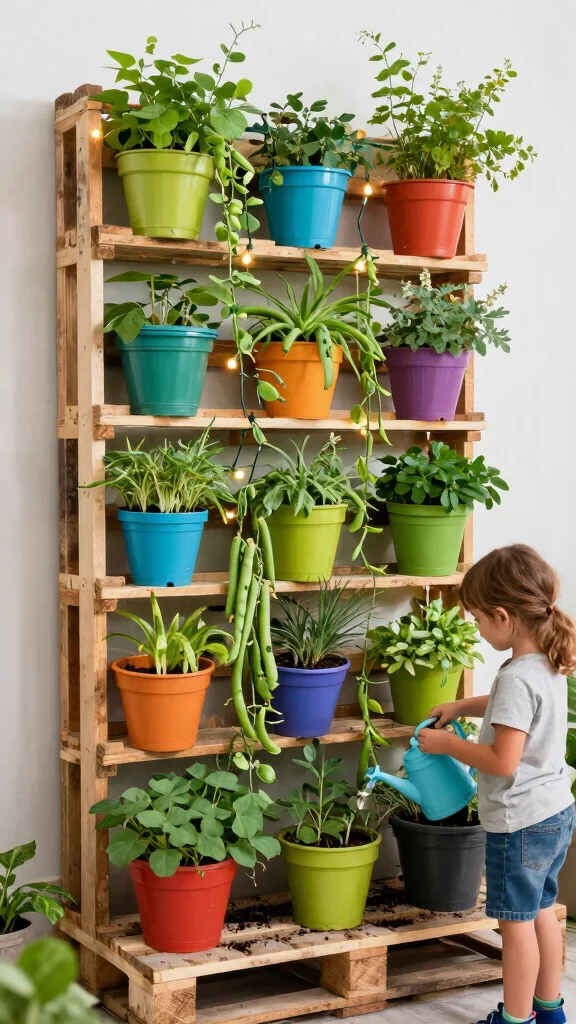 20 Family-Friendly Seasonal Garden Styling Ideas That Everyone Will Love! - 9. Vertical Gardens for Small Spaces 1