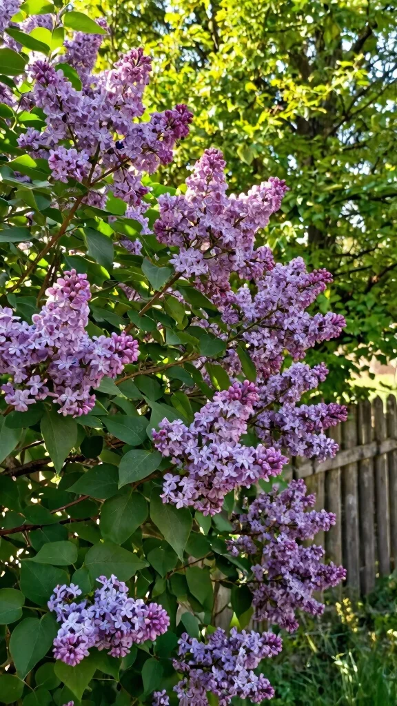 20 Lush Plants for Budget-Friendly Garden Privacy (Even Beginners Can Grow #3!) - 11. Lilac: Sweet Smells and Color 1
