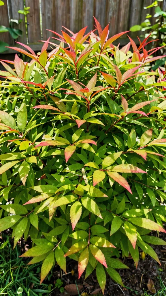 20 Lush Plants for Budget-Friendly Garden Privacy (Even Beginners Can Grow #3!) - 14. Nandina: Year-Round Color 1