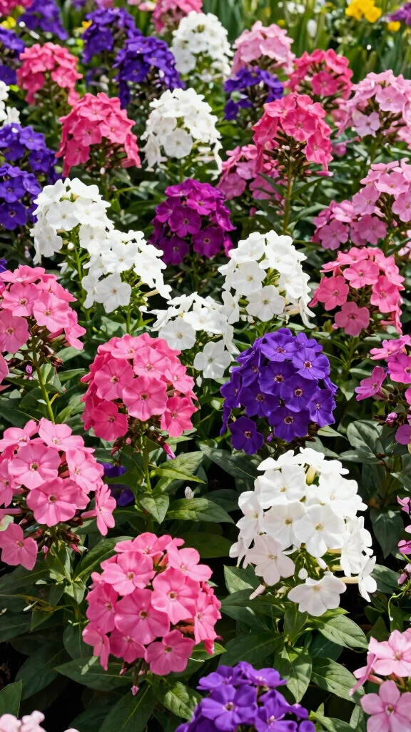 20 Lush Plants for Budget-Friendly Garden Privacy (Even Beginners Can Grow #3!) - 17. Phlox: Vibrant Blooms for Bright Privacy 1