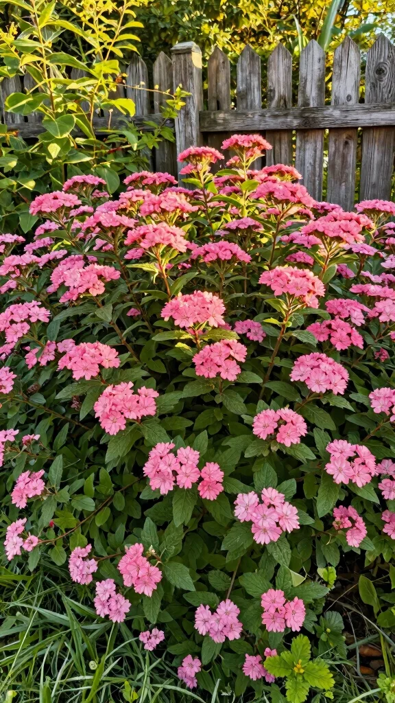20 Lush Plants for Budget-Friendly Garden Privacy (Even Beginners Can Grow #3!) - 6. Hedges of Spiraea: Colorful Privacy 1