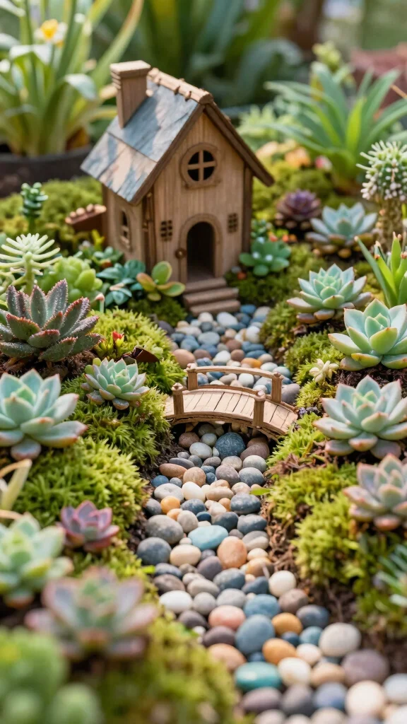 20 Modern Backyard Garden Designs That Will Inspire Your Green Thumb! - 12. Fairy Gardens for Whimsical Touch 1