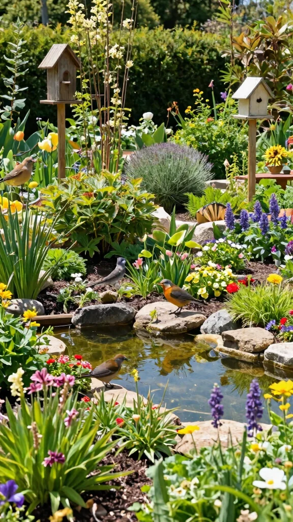20 Modern Backyard Garden Designs That Will Inspire Your Green Thumb! - 19. Wildlife Gardens for Eco-Conscious Living 1