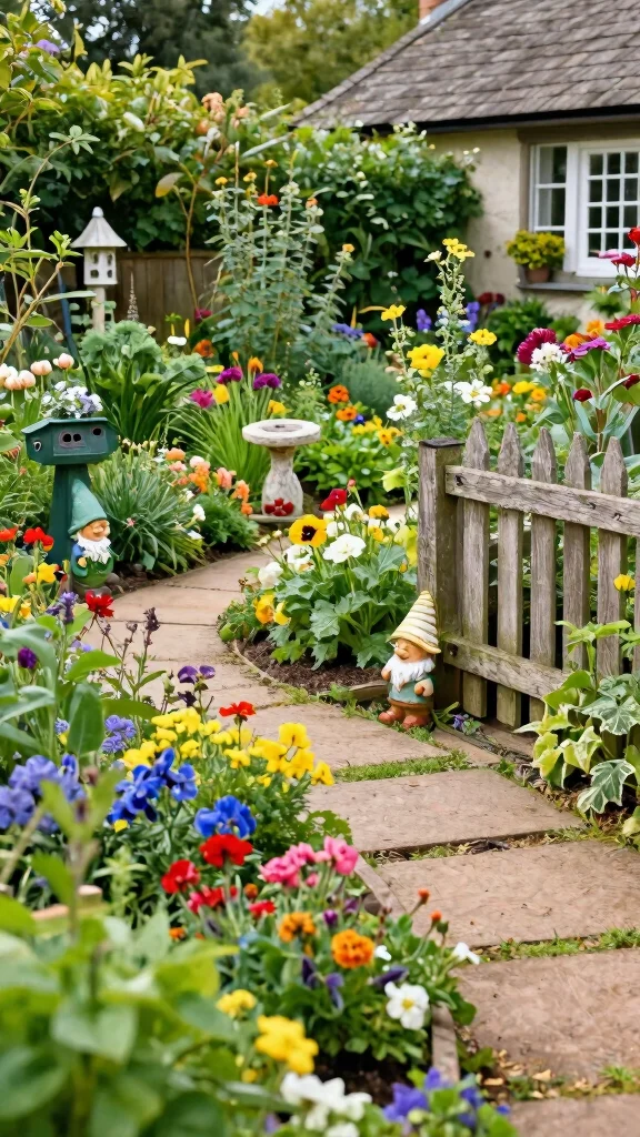 20 Modern Backyard Garden Designs That Will Inspire Your Green Thumb! - 3. Cottage Gardens for a Charming Aesthetic 1