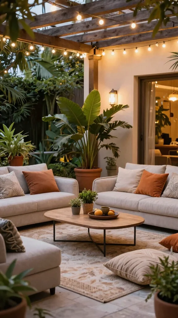 20 Modern Garden Aesthetic Trends That Redefine Outdoor Living! - 11. Outdoor Living Rooms: Comfort Under the Sky 1