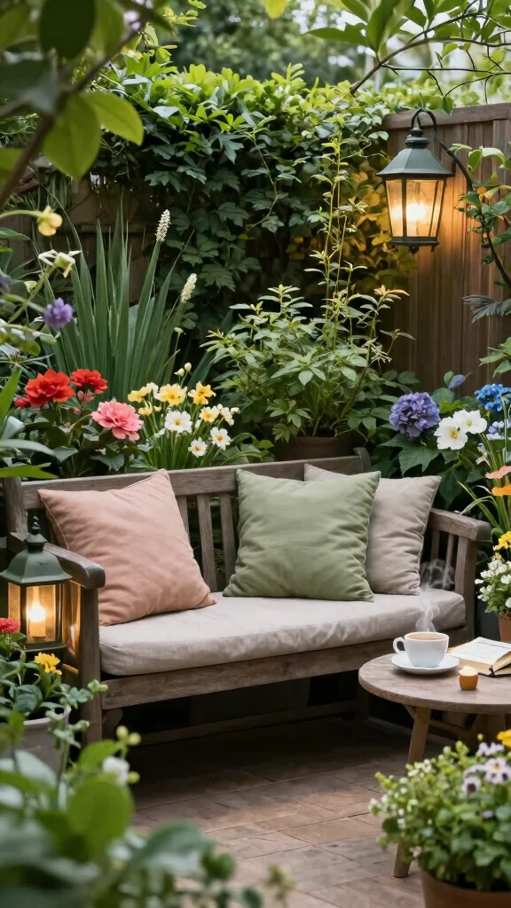 20 Modern Garden Aesthetic Trends That Redefine Outdoor Living! - 20. Cozy Nooks: Intimate Spaces 1