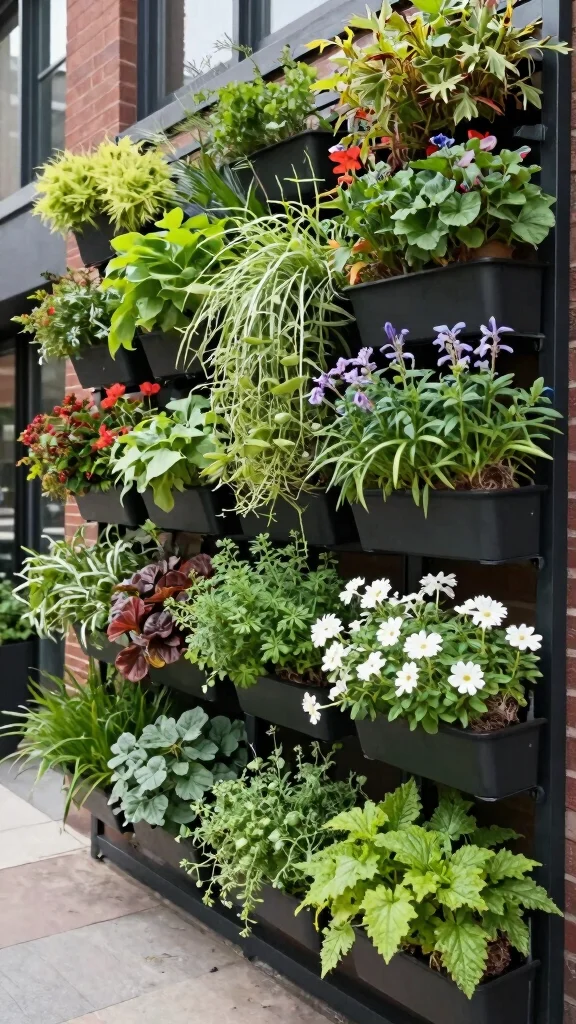 20 Modern Garden Aesthetic Trends That Redefine Outdoor Living! - 5. Vertical Gardens: Growing Upwards 1