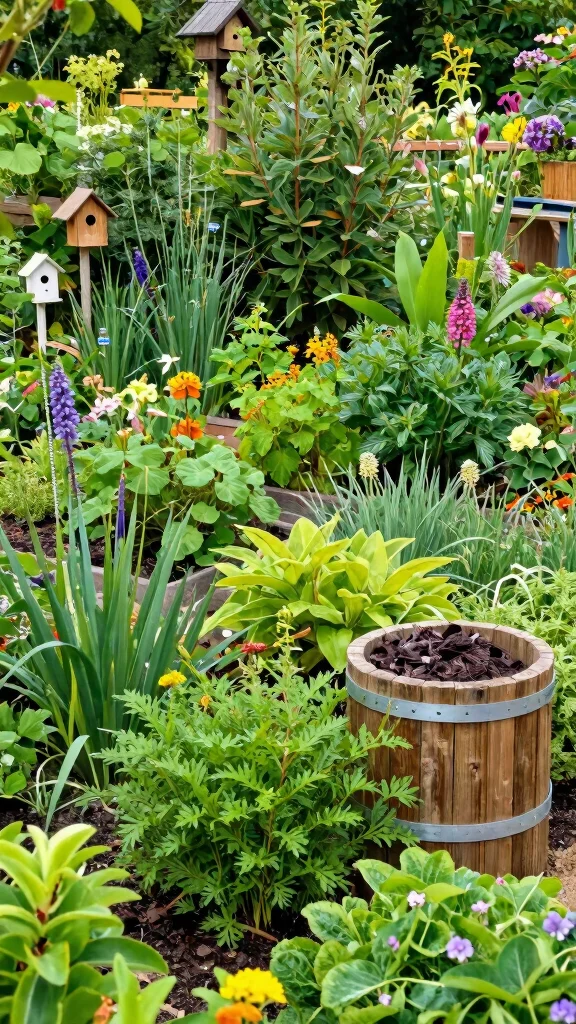 20 Modern Garden Aesthetic Trends That Redefine Outdoor Living! - 7. Sustainable Gardening: Eco-Friendly Practices 1