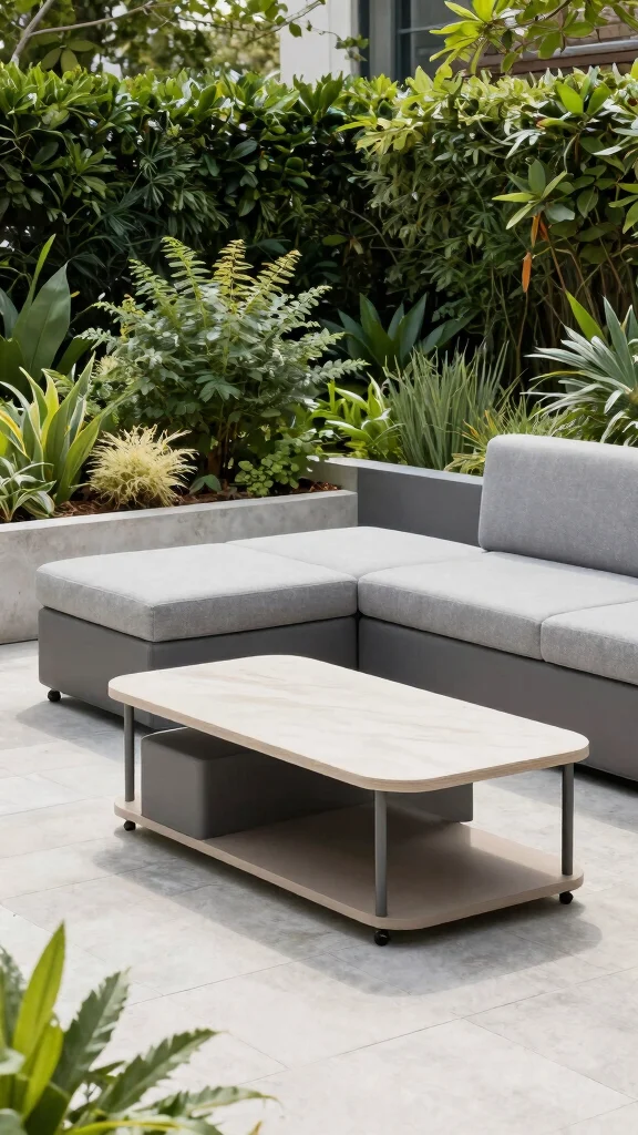 20 Outdoor Furniture Styling Secrets That Will Transform Your Patio Into a Dreamy Oasis! - 10. Opt for Multi-functional Furniture 1