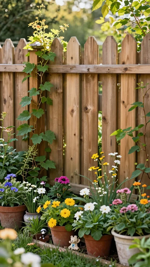20 Rustic Garden Decor Ideas That'll Make Your Outdoor Space Shine (#5 Is a Must-See!) - 9. Rustic Fencing 1