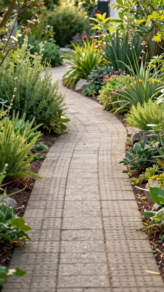 20 Water-Efficient Garden Designs That Are as Beautiful as They Are Sustainable! - 14. Pathways with Purpose 1