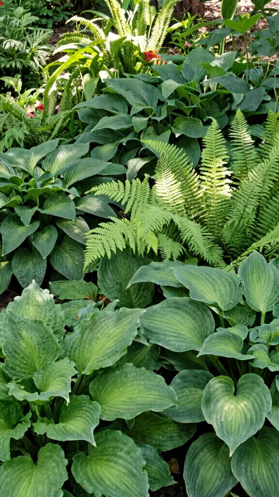 20 Water-Efficient Garden Designs That Are as Beautiful as They Are Sustainable! - 17. Shade Gardens with Drought-Tolerant Plants 1