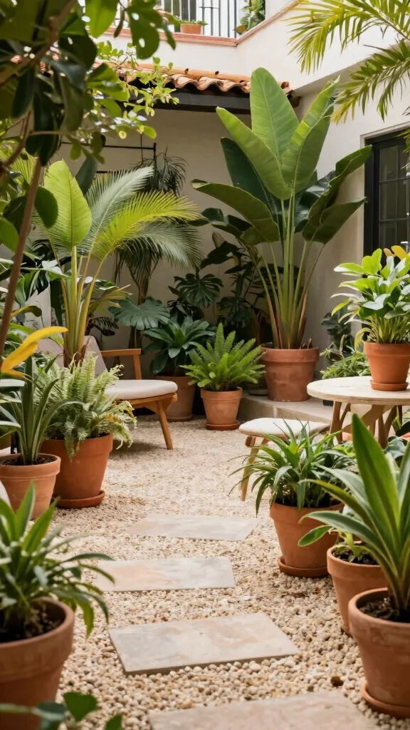 20 Water-Efficient Garden Designs That Are as Beautiful as They Are Sustainable! - 18. Charming Courtyards with Drought Resistance 1