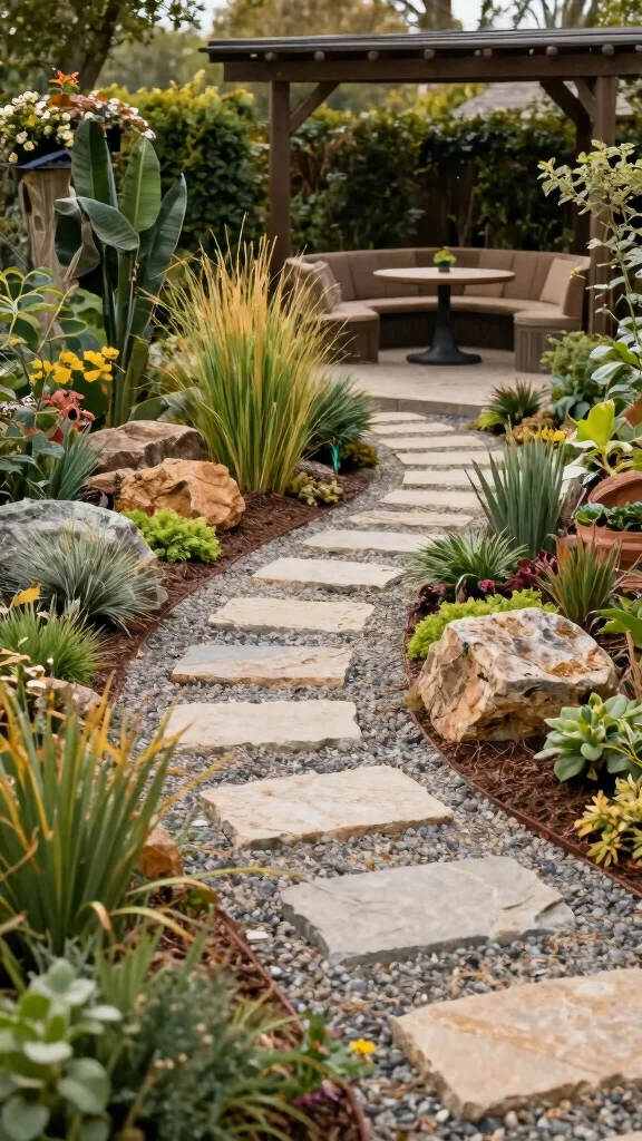 20 Water-Efficient Garden Designs That Are as Beautiful as They Are Sustainable! - 5. Xeriscaping with Style 1