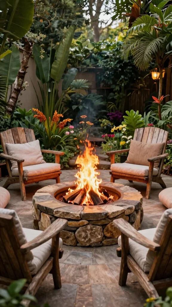 21 Eco-Friendly Bohemian Garden Decor Ideas for the Conscious Homeowner! - 9. Eco-Friendly Fire Pit 1