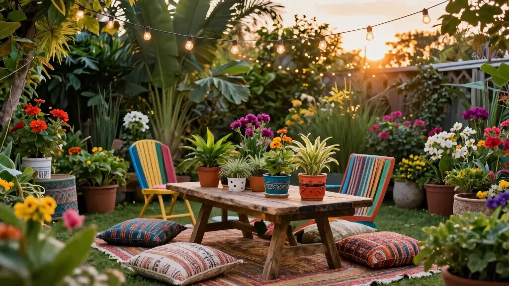 21 Eco-Friendly Bohemian Garden Decor Ideas for the Conscious Homeowner!