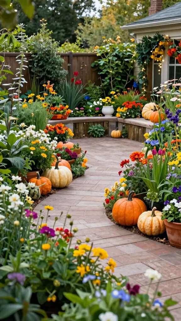 21 Elegant Decorative Garden Terraces That Will Transform Your Outdoor Escape! - 12. Seasonal Showcases 1