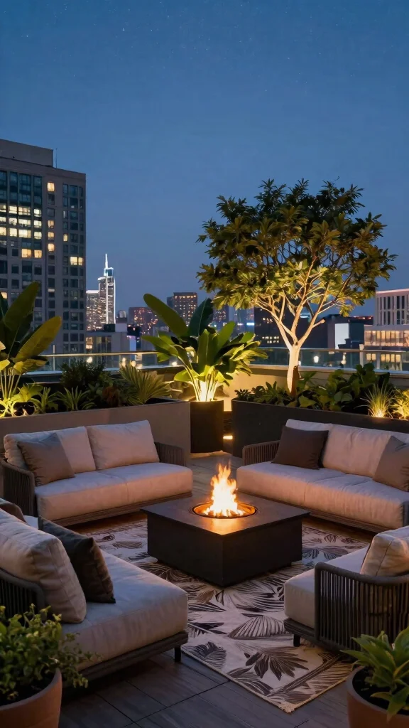 21 Elegant Decorative Garden Terraces That Will Transform Your Outdoor Escape! - 13. Luxurious Rooftop Terraces 1