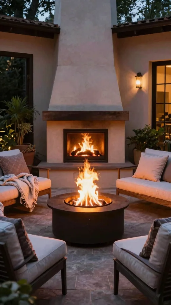 21 Elegant Decorative Garden Terraces That Will Transform Your Outdoor Escape! - 17. Cozy Fire Pit Terraces 1