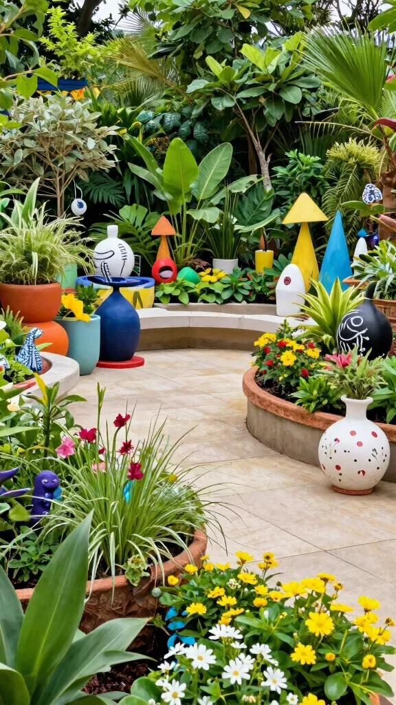 21 Elegant Decorative Garden Terraces That Will Transform Your Outdoor Escape! - 18. Artistic Garden Terraces 1