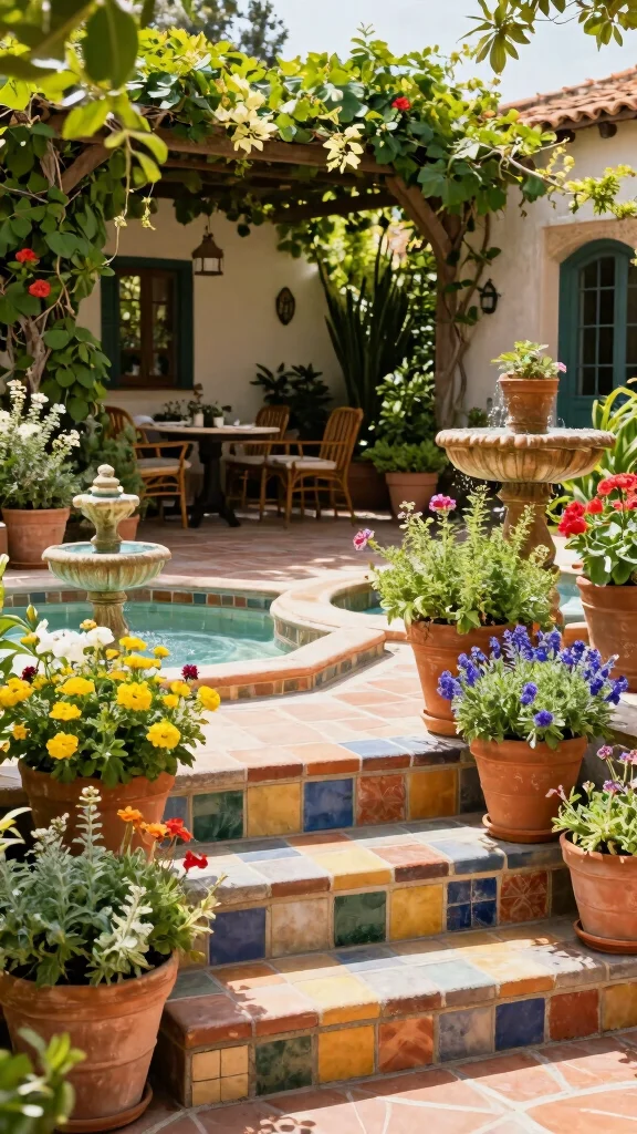 21 Elegant Decorative Garden Terraces That Will Transform Your Outdoor Escape! - 4. Mediterranean Oasis 1