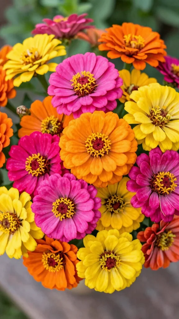 21 Gorgeous Seasonal Tropical Flowers That Will Make Your Wedding Unforgettable! - 11. Zinnia: Cheerful Blooms 1