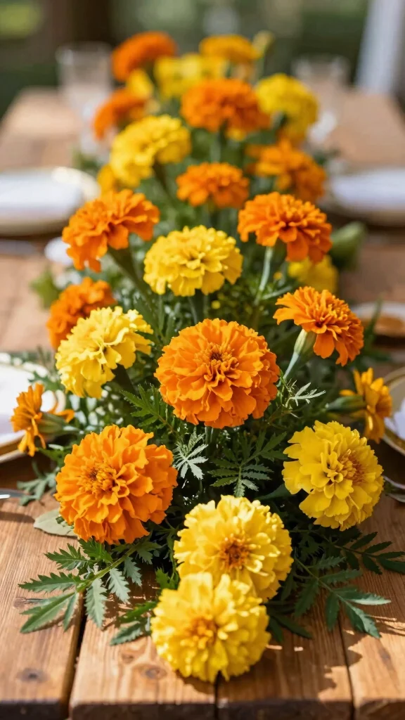 21 Gorgeous Seasonal Tropical Flowers That Will Make Your Wedding Unforgettable! - 16. Marigold: Bright and Cheerful 1