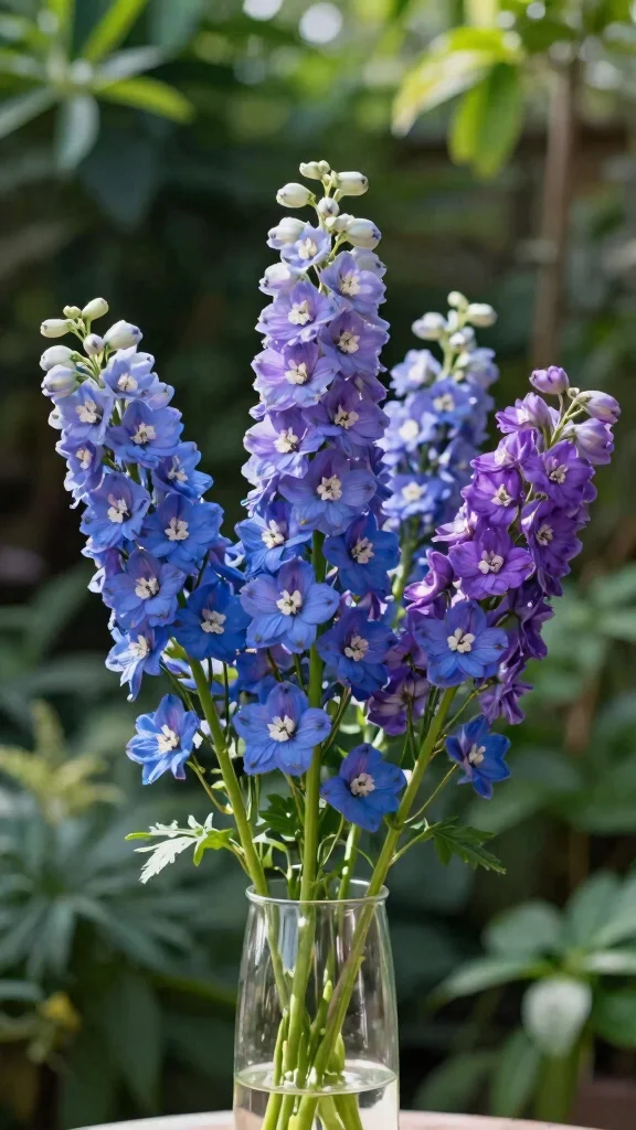 21 Gorgeous Seasonal Tropical Flowers That Will Make Your Wedding Unforgettable! - 21. Delphinium: Colorful Elegance 1